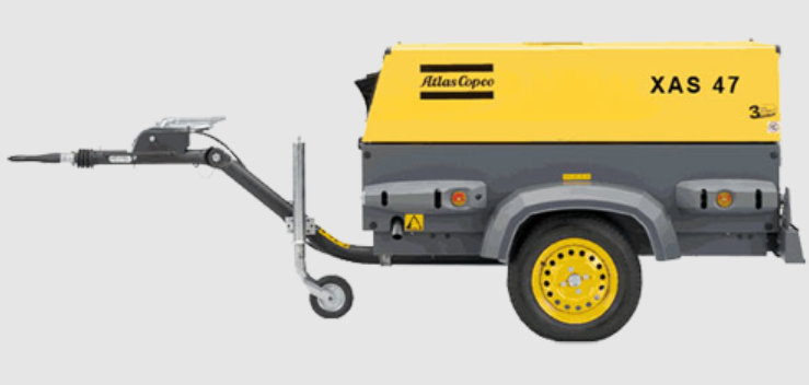  Atlas Copco дизельный передвижной компрессор Xas 47