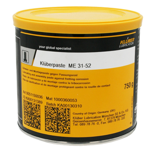 Kluber смазка Kluberpaste ME 31-52