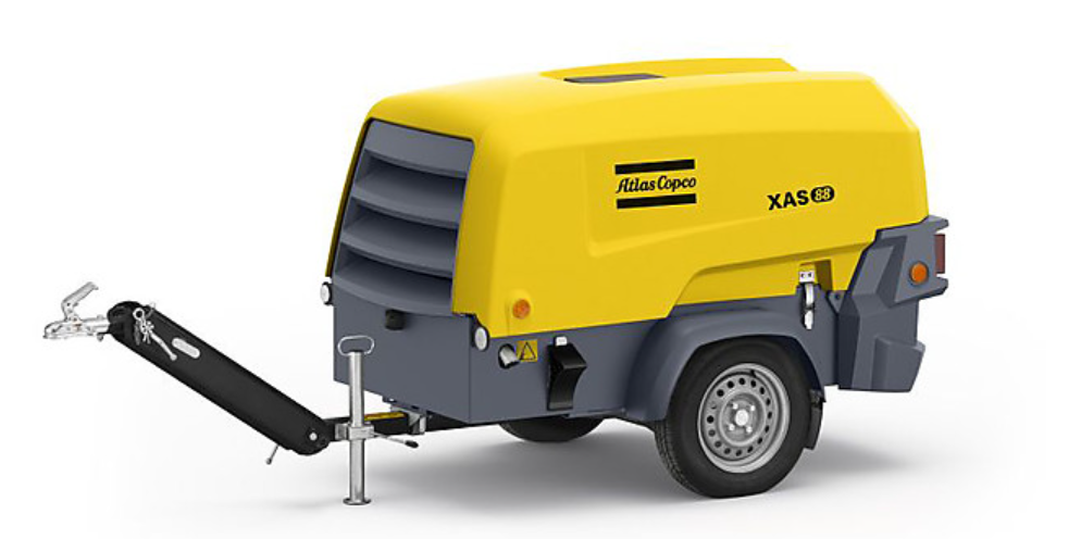 фото:Atlas Copco  дизельный компрессор XAS 88 Kd