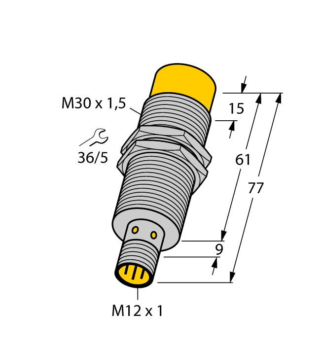 фото:TURCK Индуктивный датчик NI15-M30E-LIU-H1141