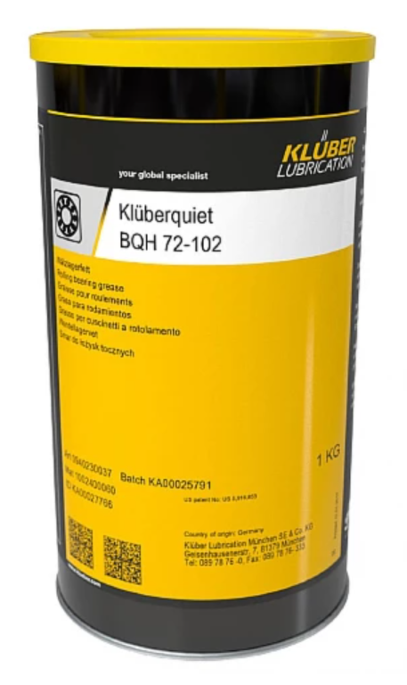 KLUBER Высокотемпературная смазка для подшипников Kluberquiet BQH 72-102
